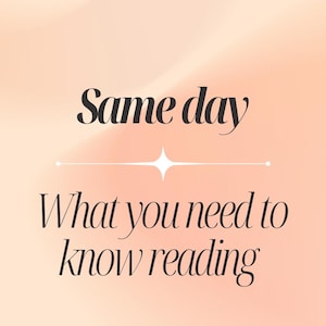 Stesso giorno, cosa devi sapere adesso? Lettura psichica