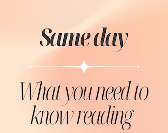 Same day what do you need to know right now psychic reading