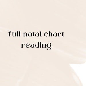 Lecture complète du thème natal