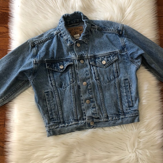 Vintage Gap Jean Denim True Test Jacket Y2K Size … - image 2
