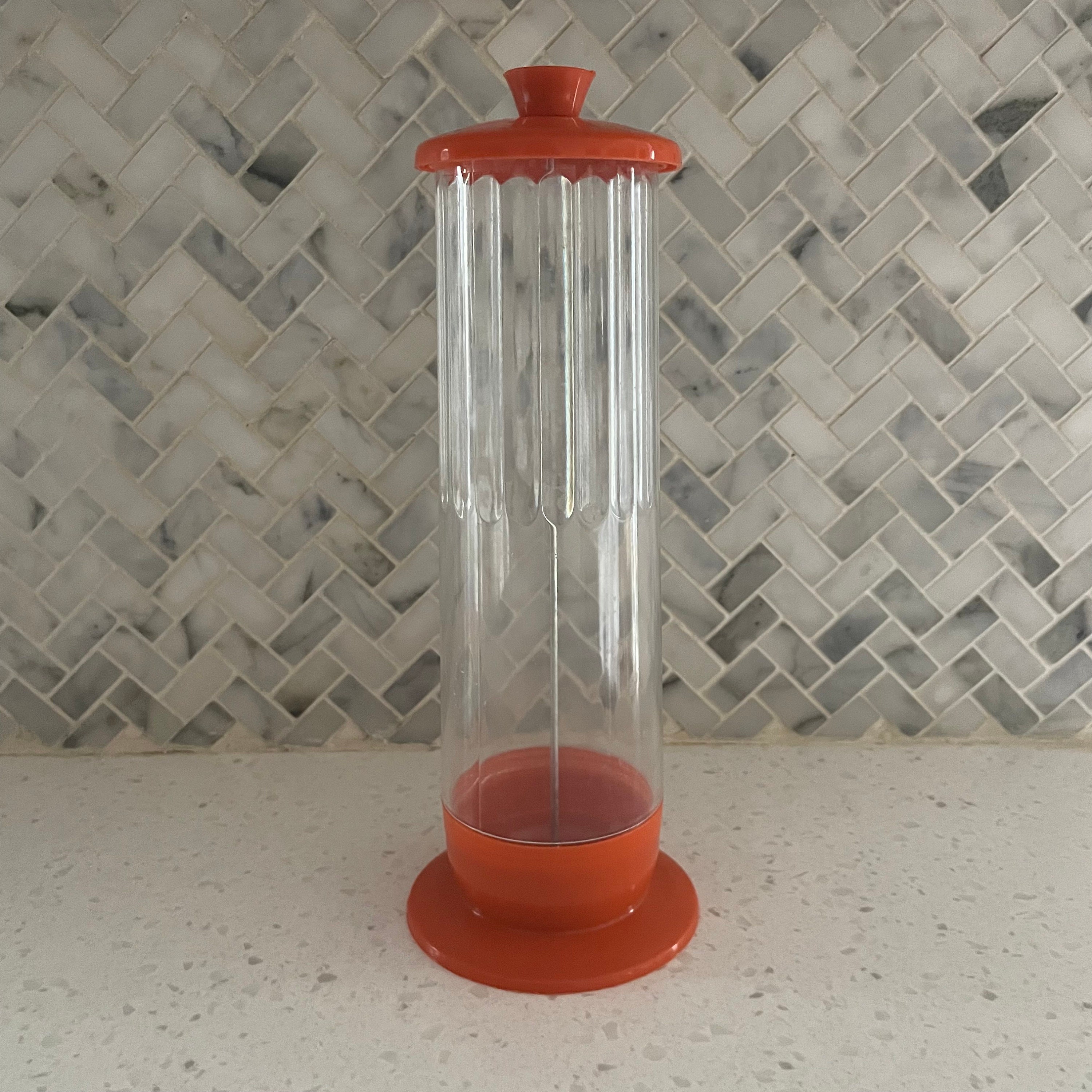 Farberware (New York, USA) Glass and Stainless Steel Straw Dispenser – The  Standing Rabbit