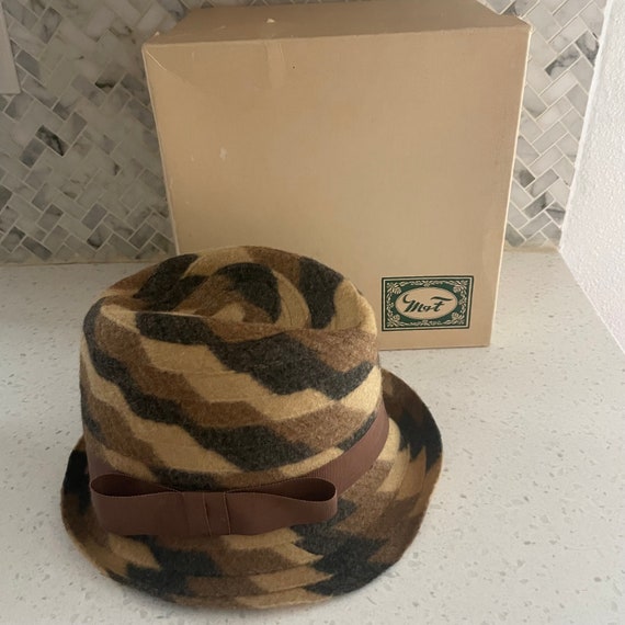 Vintage Clover Lane Brown Hat Union Made