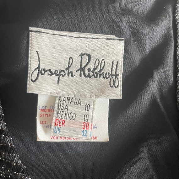 New Joseph Ribkoff Klein Dress Gown Black Sleevel… - image 5