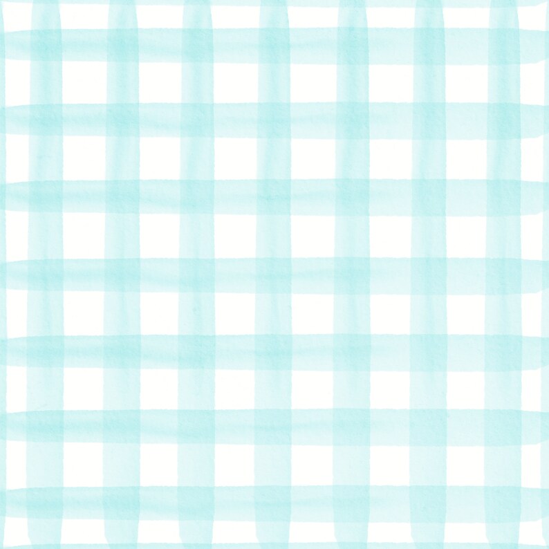 Pode incluir: Um fundo com padr&atilde;o xadrez azul claro e branco.