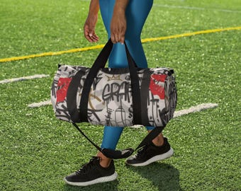 YouCustomizeIt グラフィティダッフルバッグ 複数サイズ カスタマイズ可 Large (23