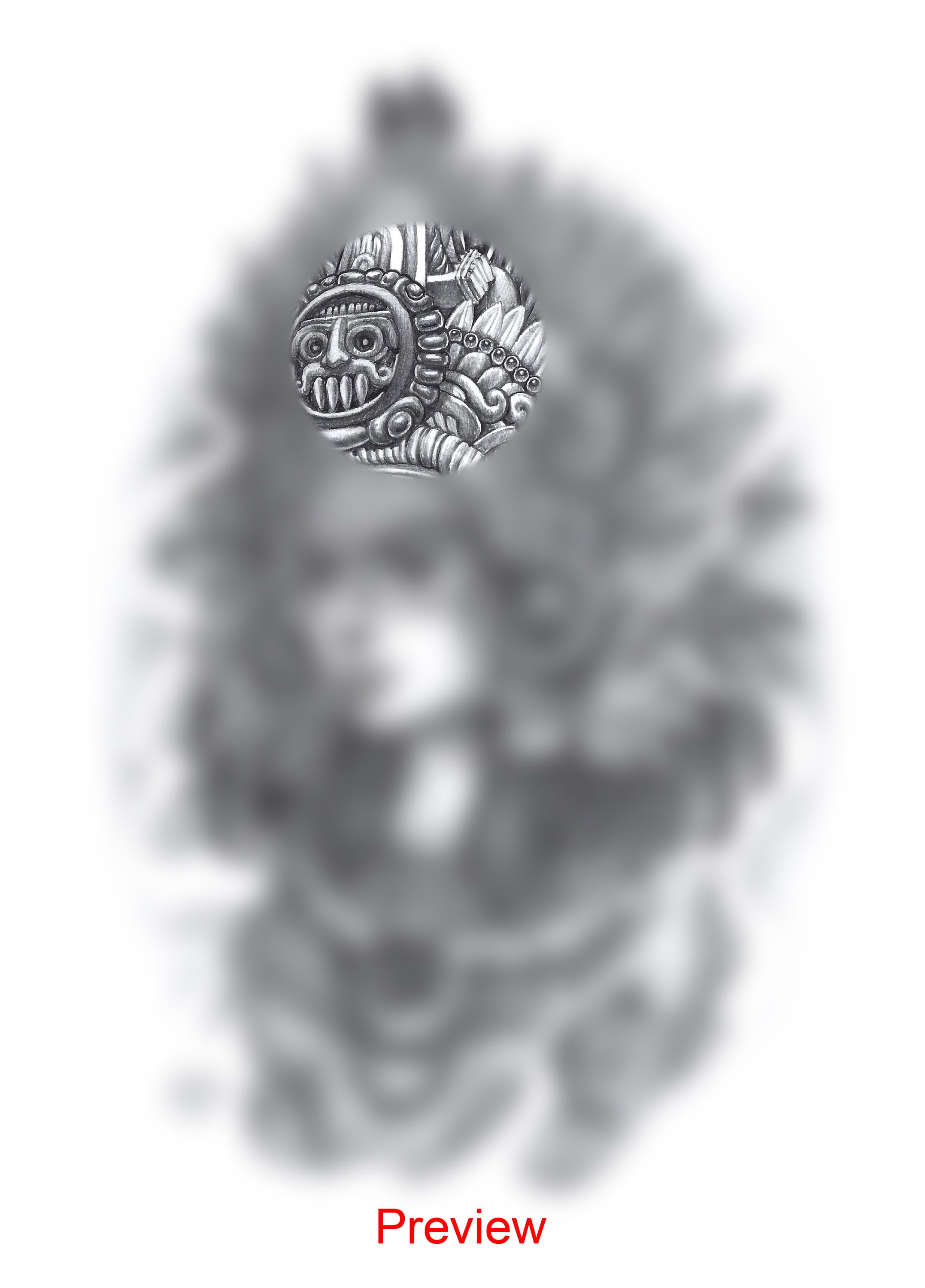 Aztec Princess Tattoo Design - Etsy