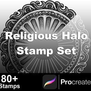 Religious Halo Brush Set (Procreate)