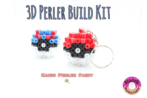 3d Perler Bead Pokeball 2025 - Main Image