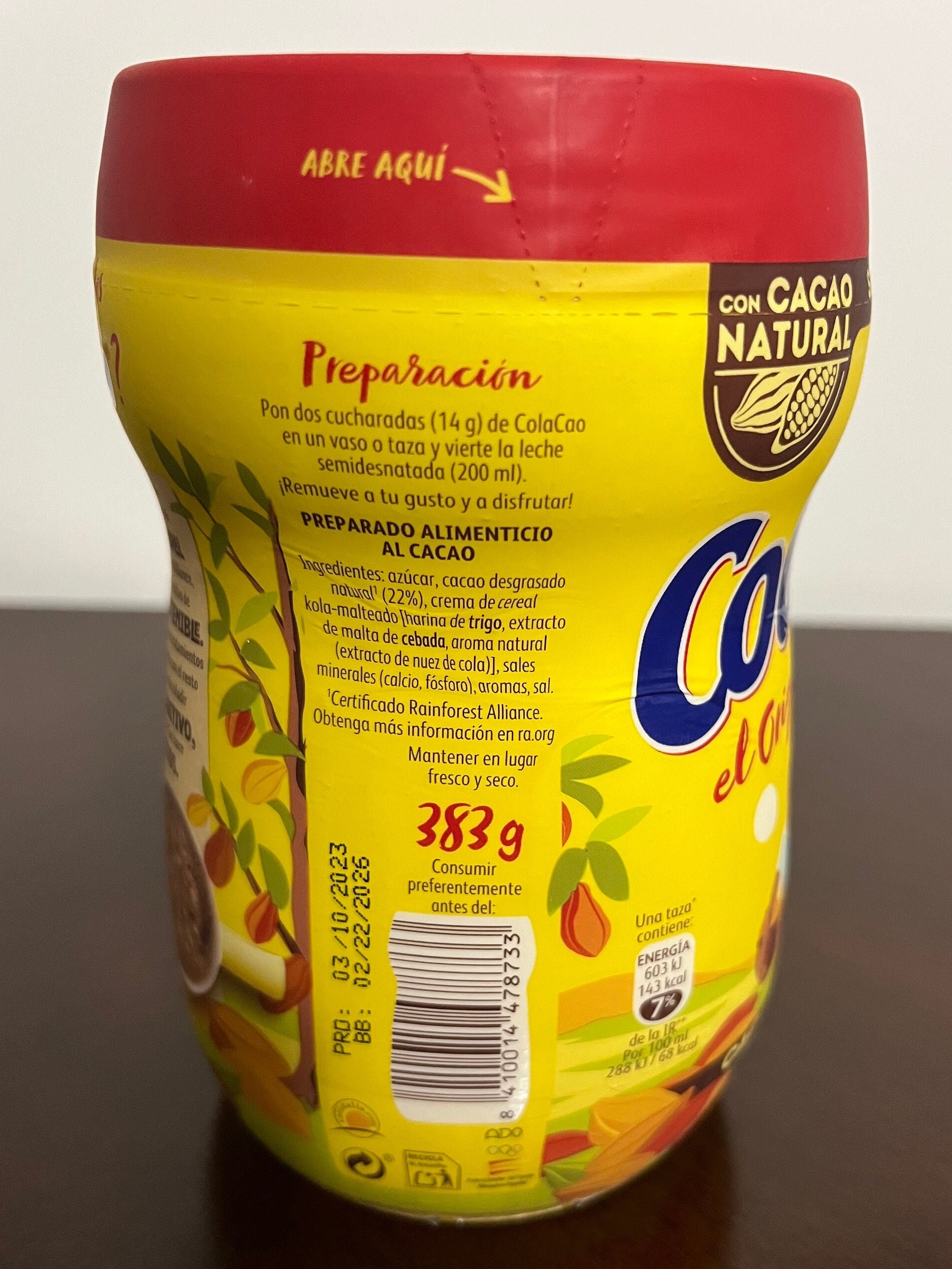 Cola Cao El Original - 383 g
