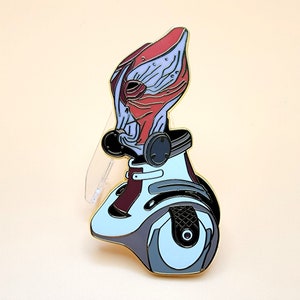 Mordin Solus Salarian Geneticist - 2.5" Hard Enamel Lapel Pin