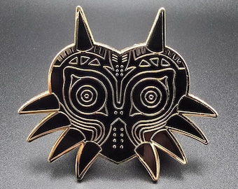 Majora's Mask - Black 2" Hard Enamel Pin