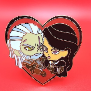 Geralt Loves Yennefer - Limited Edition - The Witcher - 2&quot; Hard Enamel Lapel Pin
