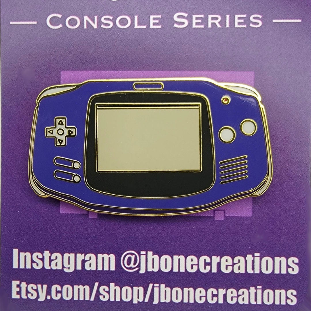 Purple Game Boy Advance GBA Pin de solapa de esmalte duro de - Etsy México
