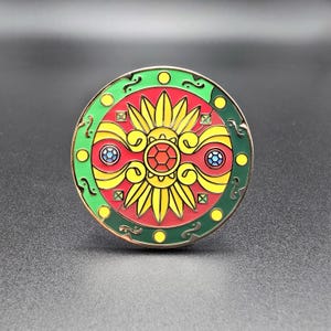Daybreaker Shield - 1.5" Hard Enamel Lapel Pin - Hyrulian Armory Series