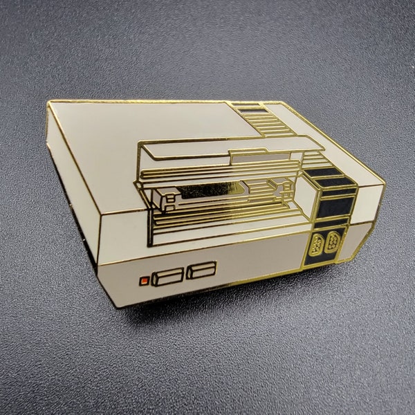 Console NES originale - Épinglette en émail dur de 1,5 po