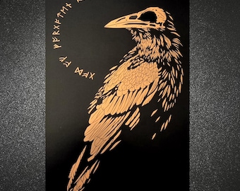 Forgotten Roads Art Print (Rose Gold Foil) 11" x 17" Physical Print