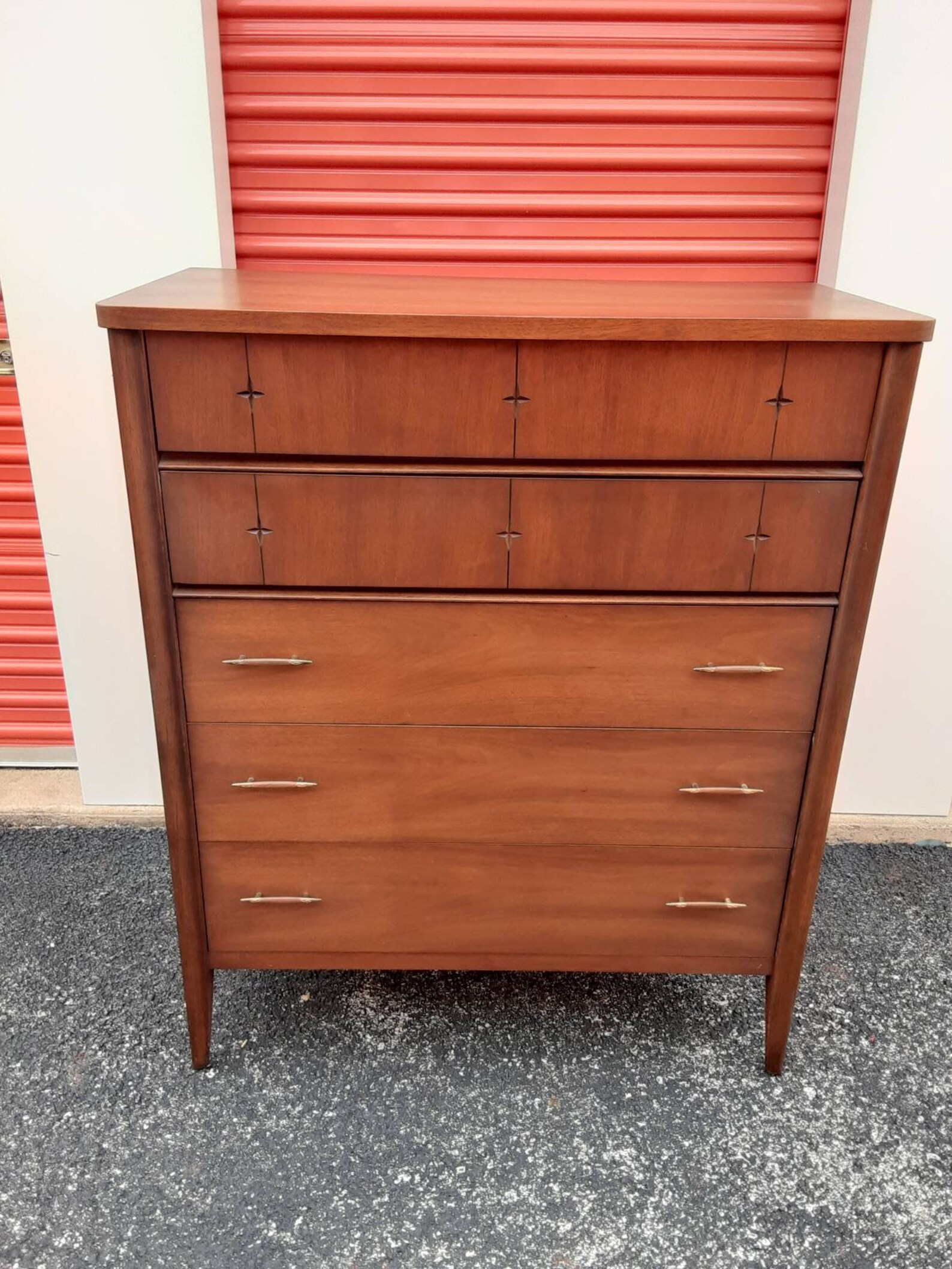 Broyhill saga tall boy dresser Etsy