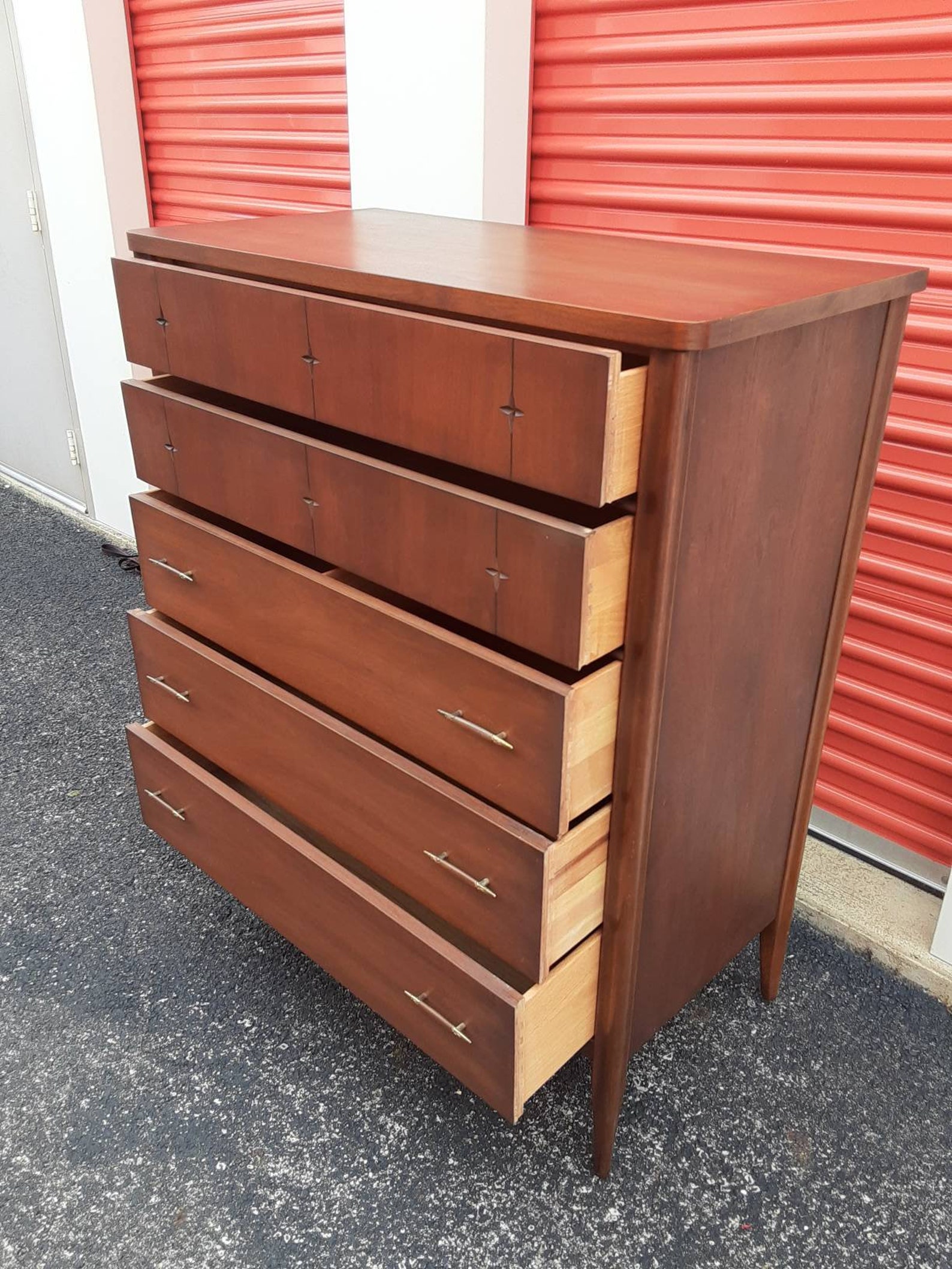 Broyhill saga tall boy dresser Etsy