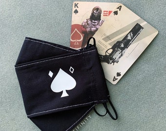 Ace of Spades Face Mask