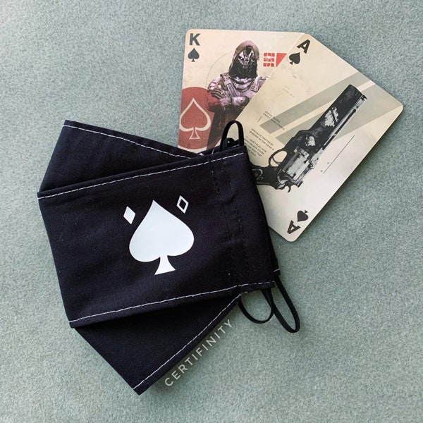 Ace of Spades Face Mask