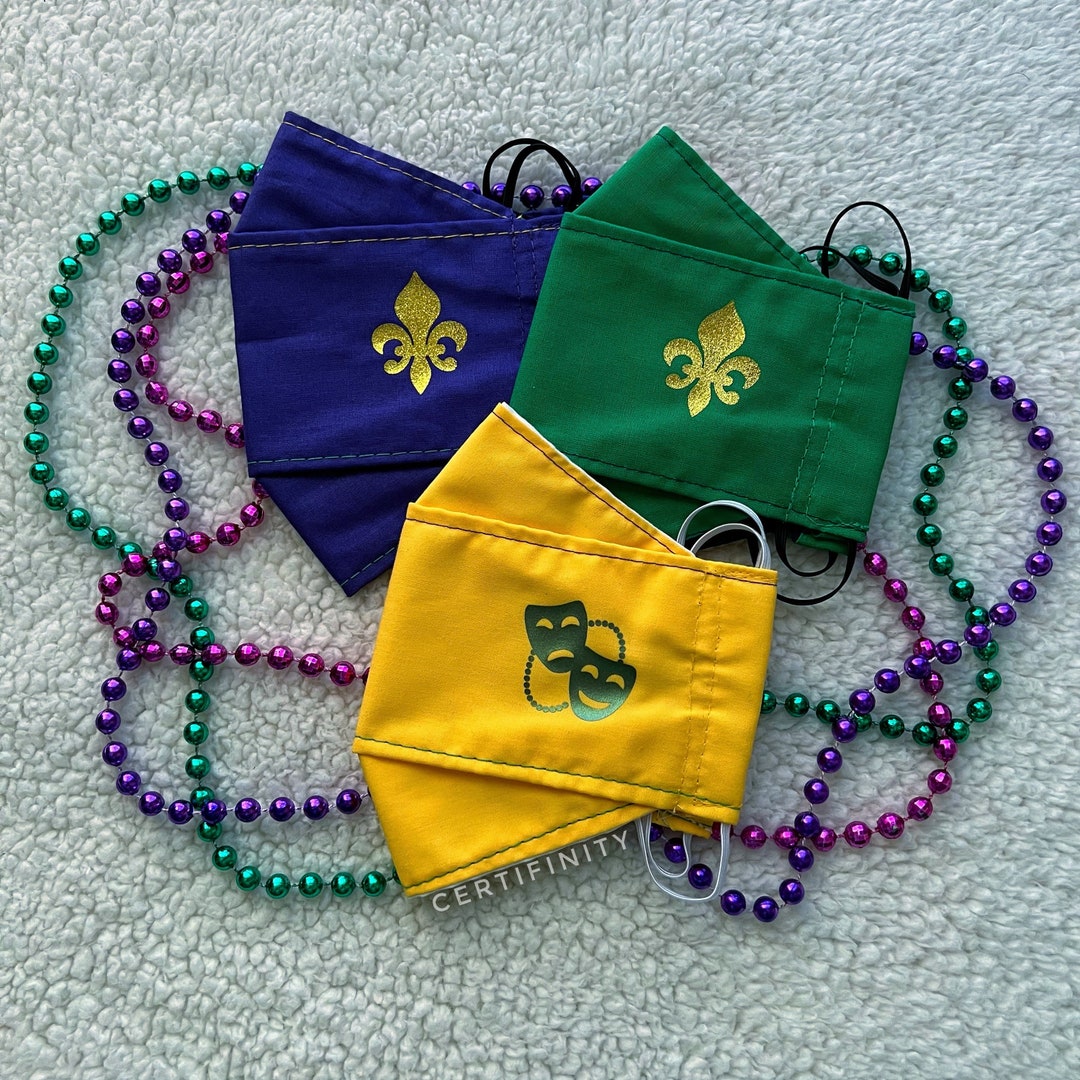 Mardi Gras Face Masks Etsy