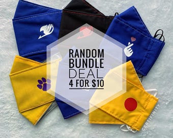 Verschiedene Gesichtsmaske [Random Set of 4 Bundle Angebot]