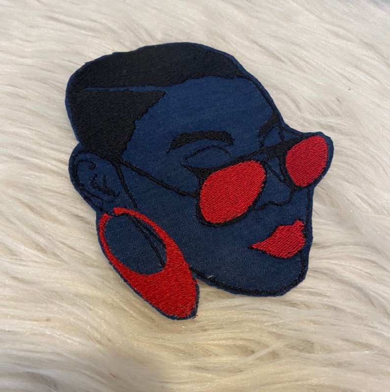 Gifts for her Free Shipping Afro Patches-Black Girl Magic Embroidery Iron on Patches Lay With Dreads Blessed Vibes I Am Her