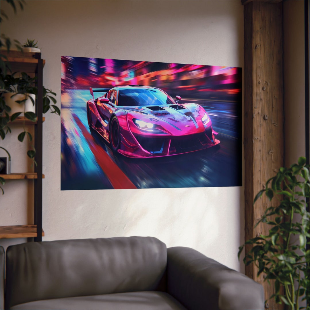 Car Poster, Supercar Sports Car Wall Art Print, Wall Decor Men, Posters