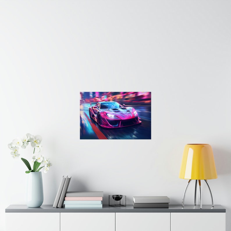Car Poster, Supercar Sports Car Wall Art Print, Wall Decor Men, Posters for Room Men, Custom Car