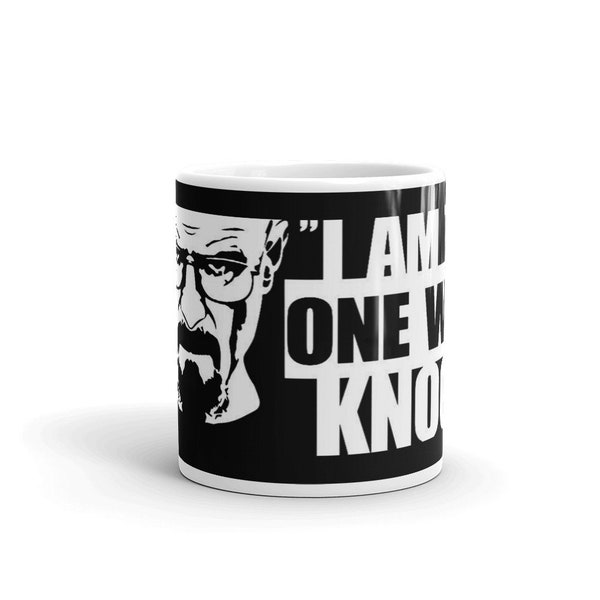 I am the one who knocks coffee mug cup perfect gift for friends, family, office coworkers