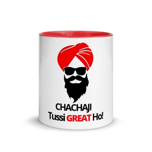 ChaChaJi Tussi Great Ho! Coffee Mug makes the perfect gift for Indian. Desi & Punjabi Uncles - 11oz