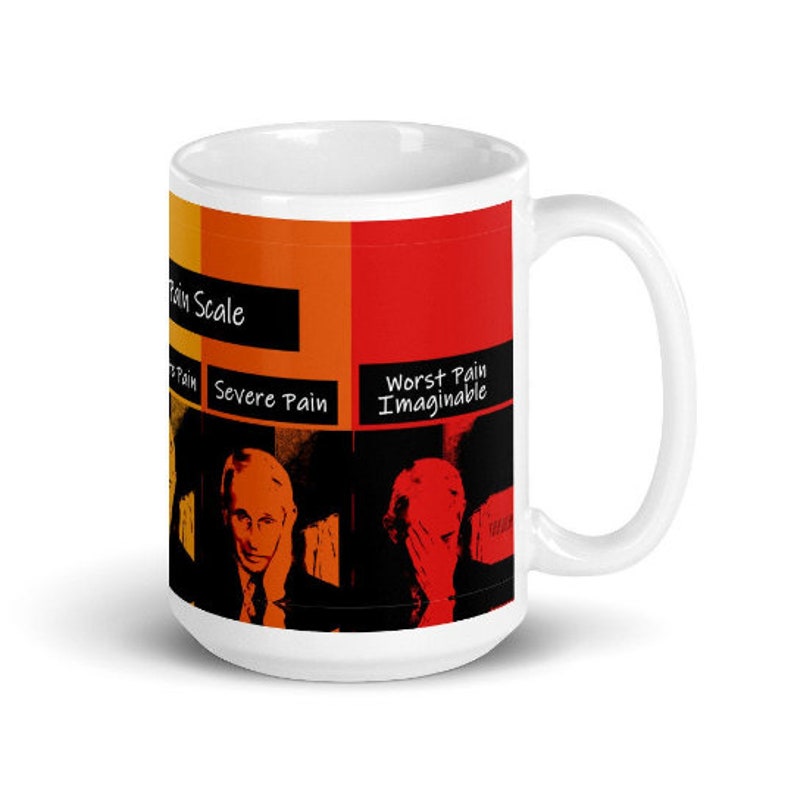 Dr Fauci Pain Scale Funny Parody Mug Perfect For Doctors Etsy