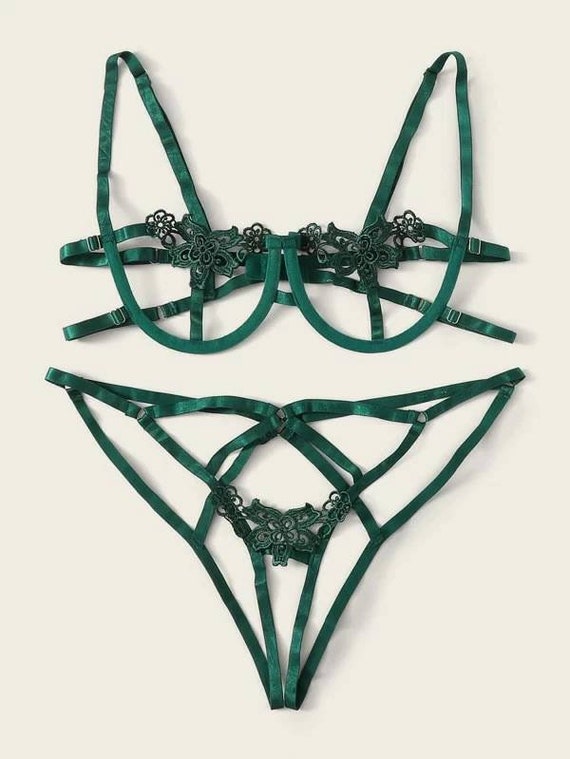 5 Colors. Cage Bra and Harness, Sexy Lingerie. Free Shipping From U.S. -   Canada