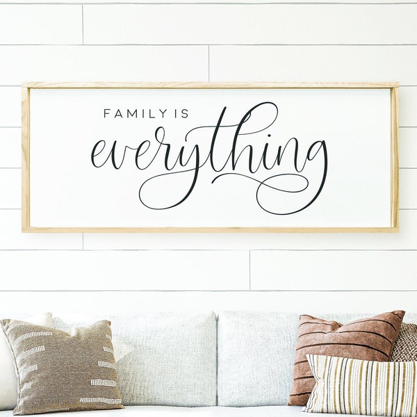 Family is Everything Sign - Etsy