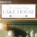 Lake House Family Personalized Sign | Custom Lake House Sign | Lake ...