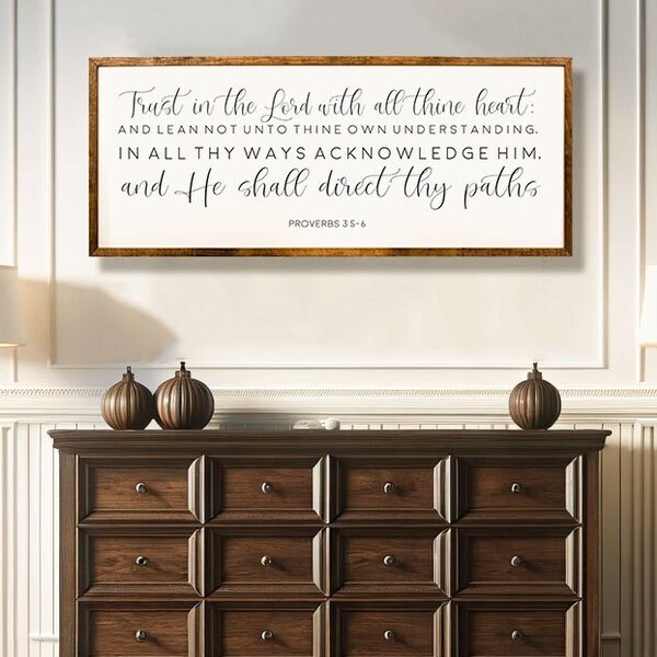 Scripture Wall Decor Etsy