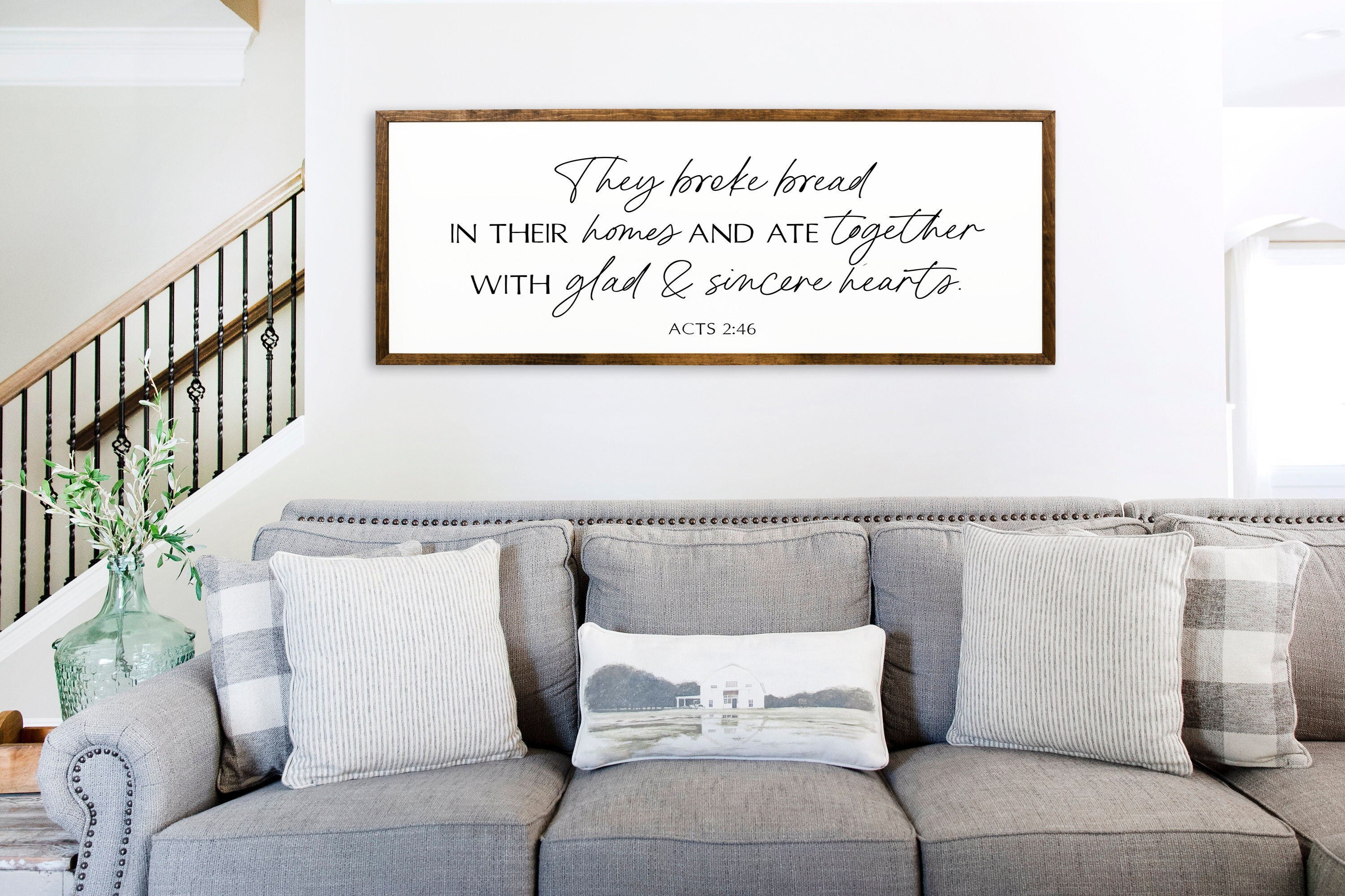 With Glad & Sincere Hearts {Cushion Cover} With Glad & Sincere Hearts {Cushion Cover}