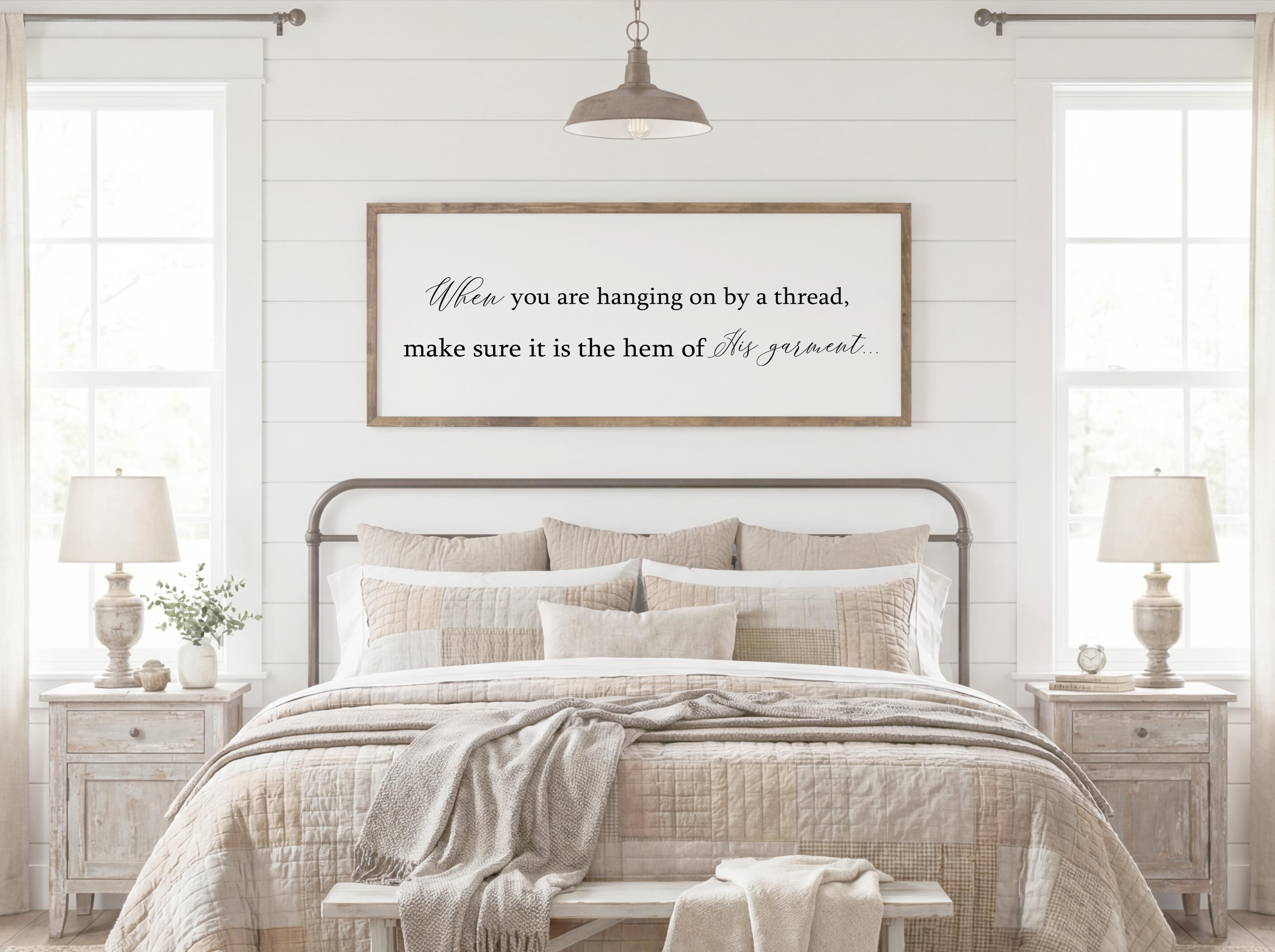 Hem of His Garment Christian Wooden Sign - Etsy