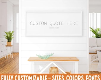 Custom Wood Sign, Wood Signs, Custom Wooden Sign, Personalized, Farmhouse Wood Sign, Family Sign, Custom Sign Customize Farmhouse Wall Art