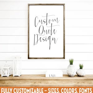 Custom Quote Wall Art | Personalized Wooden Sign | Inspirational Quote | Home Decor | Customized Gift | Unique Design | Made to Order