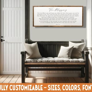 The Blessing Sign, Christian Prayer Wall Art