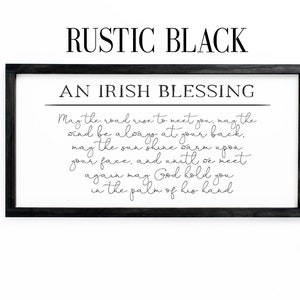 May the Road Rise to Meet You Irish Blessing Wooden Sign Wall Art Home Decor Good Luck Charm Celtic Wisdom Inspirational Quote image 7