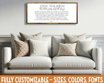 J.R.R. Tolkien Quote Sign, The Fellowship of the Ring
