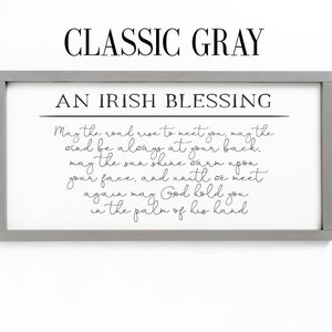 May the Road Rise to Meet You Irish Blessing Wooden Sign Wall Art Home Decor Good Luck Charm Celtic Wisdom Inspirational Quote image 5