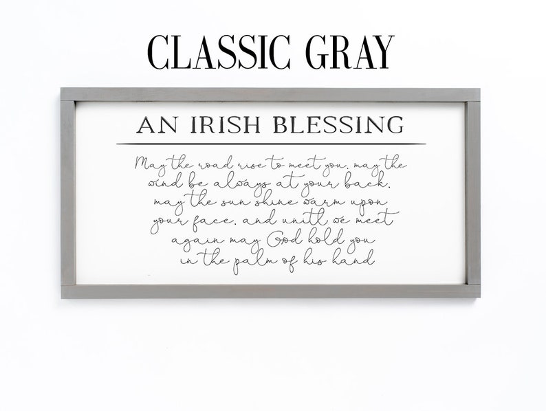 May the Road Rise to Meet You Irish Blessing Wooden Sign Wall Art Home Decor Good Luck Charm Celtic Wisdom Inspirational Quote image 5