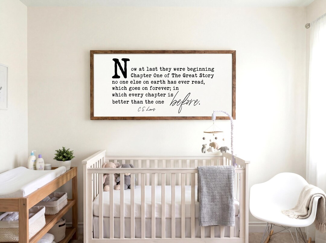 Ross Lewis Chapter One CS Lewis Chapter One Wooden Sign - Etsy