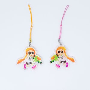 Super Smash Bros. Acrylic Charm Inkling - Etsy