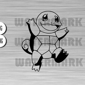 Pokemon Svg, Pokemon Png, Squirtle with Pokeball Svg, Squirt