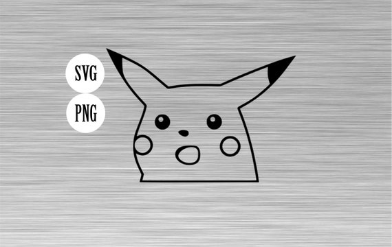 Surprised Pikachu Digital Download Etsy