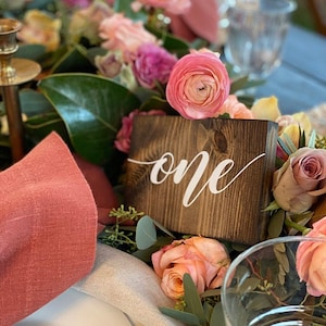 Wooden table numbers, Wood table numbers, wedding table numbers, wedding